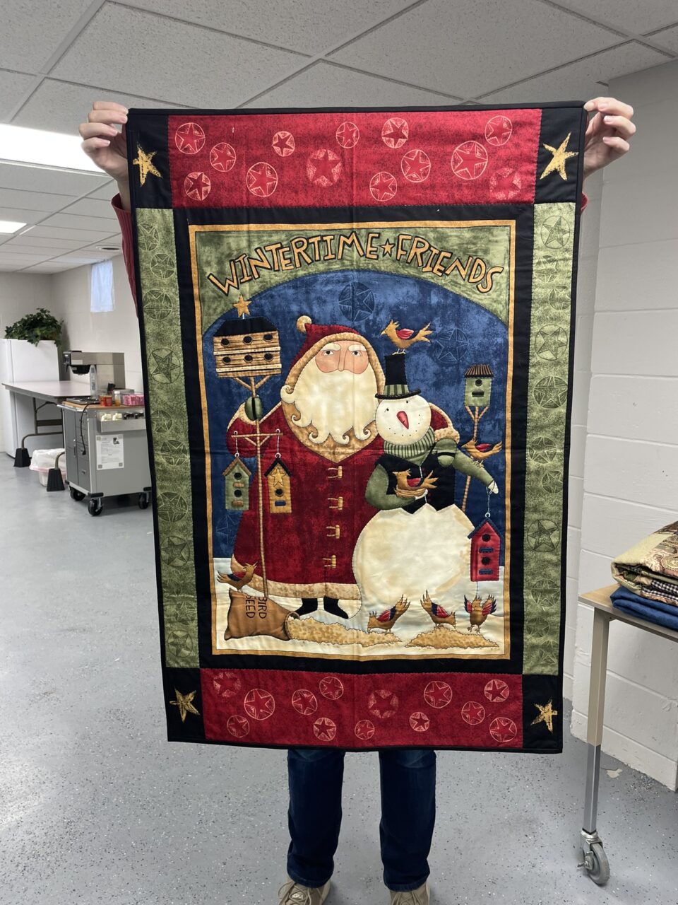 Wintertime Friends Wall Hanging