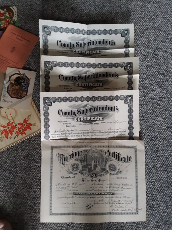 Certificates of Authentication